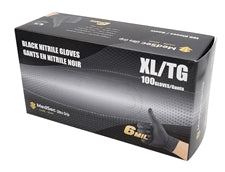 Black Nitrile Gloves, Powder Free, X-Large (100) Wide Range Of Online