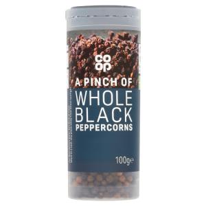 Co-Op Whole Black Peppercorns 100g Cheap Sale Footlocker Finishline