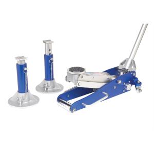 Lightweight 3,000 lb Aluminum Jack and 2 Aluminum Jack Stands WLMW1601 Wilmar Corp. / Performance Tool Clearance Extremely
