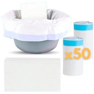 Sacos Descartáveis para Sanita com Almofadas e Pegas | Pacote de 50 Buy Cheap Low Cost