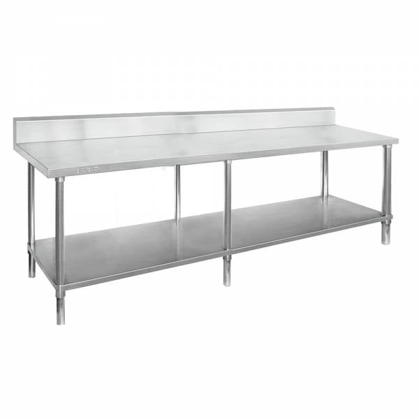 FED Stainless Steel Workbench with Splashback -WBB7-2100/A Inexpensive