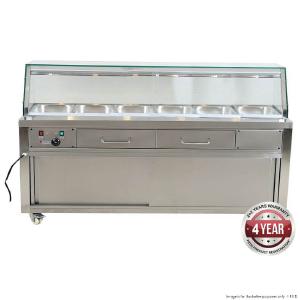 FED Heated Bain Marie Food Display - PG210FE-YG Cheap Sale 2025 Newest