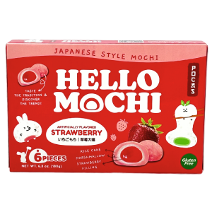 Hello Mochi Strawberry - 6.3oz Online Online Free Shipping