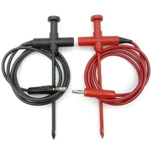 XEL Insulation-Piercing Hook to Straight Banana Plug, 36" Test Lead Set EZHBXEL-36RB E-Z Hook Cheap Low Cost