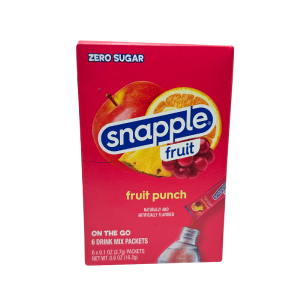 Snapple Singles To Go Zero Sugar Fruit Punch Low Cost