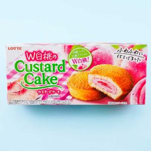 Lotte W Custard Cake - White Peach Great Deals Cheap Pice