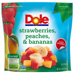Dole Strawberries Peaches & Bananas 14oz Low Cost Cheap Online