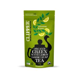 Clipper Organic Green with Lemon Loose Leaf Tea 80g *BBE 01/25* Reliable Sale Online