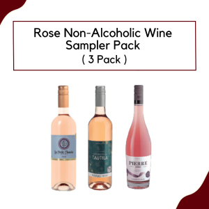 Rose Non-alcoholic Wine Sampler Pack (3-bottles) Buy Cheap Browse