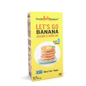 Castle Kitchen Let's Go Banana Pancake Mix - 454g Great Deals Sale Online