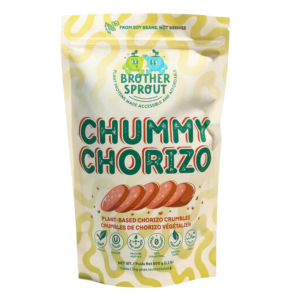 Brother Sprout Chummy Chorizo Plant-Based Chorizo Crumbles - 500g Free Shipping Best Seller