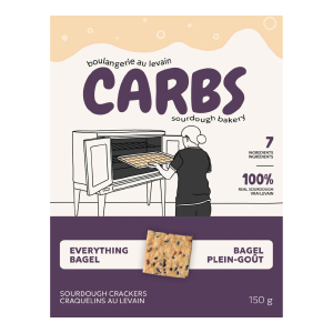 Carbs Everything Bagel Sourdough Crackers - 150g Best Wholesale Cheap Pice