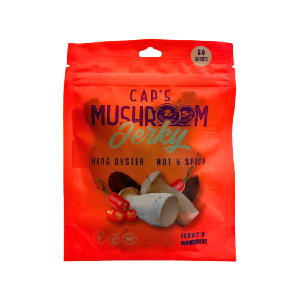 Cap's Hot & Spicy King Oyster Mushroom Jerky - 50g Free Shipping Visit
