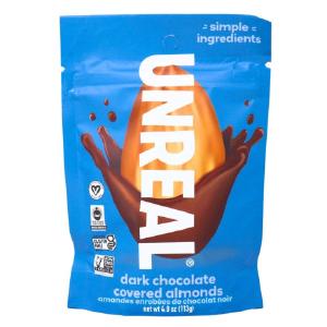 CLEARANCE  Unreal Dark Chocolate Covered Almonds - 113g Sale Purchase