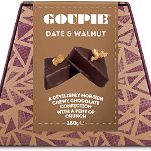 Goupie Sharers Date & Walnut Chocolate Confection 180g Free Shipping Good Selling
