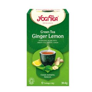 Yogi Tea Organic Green Tea Ginger Lemon 30.6g Huge Surprise Cheap Online