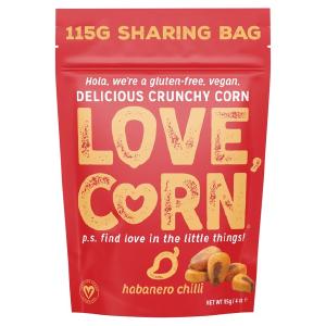 Love Corn Premium Crunchy Corn Habanero Chilli Flavour 115g Sharing Bag Supply Cheap Pice