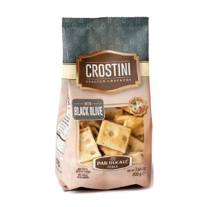 Pan Ducale Italian Crostini with Black Olive 200g Latest Sale Online