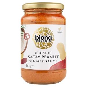 Biona Organic Satay Peanut Simmer Sauce 350g Discount Manchester