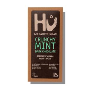 Hu Organic Crunchy Mint Dark Chocolate 70% Cocoa 60g Sale 2025 Unisex