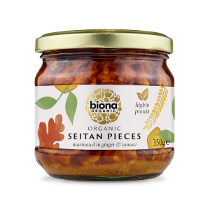 Biona Organic Seitan Pieces Marinated in Ginger & Tamari 350g Hot Sale Online