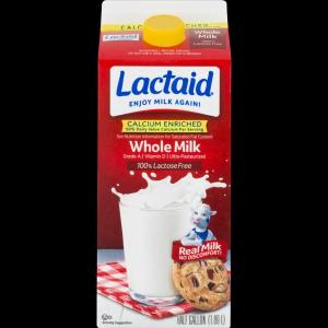 Lactaid Whole Milk 1.89l 2025 Unisex Cheap Pice