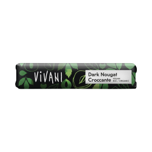 Vivani Organic Dark Nougat Croccante Chocolate Bar - 35g Amazon Sale Online