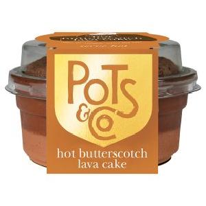 Pots Hot Butterscotch Lava Cake 125g Cheap Sale The Cheapest