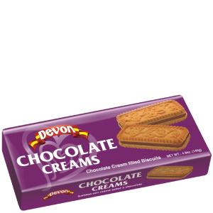 Devon Chocolate Cream Biscuits 150G Geniue Stockist
