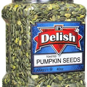 Toasted Pumpkin Seeds – 40 OZ JUMBO  Jar Cheap Sale Really