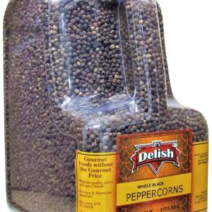 Whole Black Peppercorns – 6 LBS GALLON SIZE JUG Free Shipping Official
