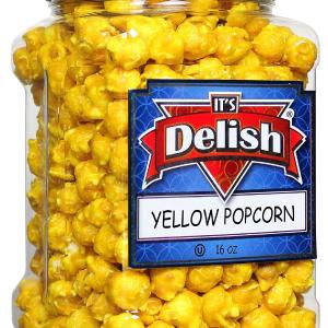 Yellow Banana Popcorn   16 Oz Jumbo Container Clearance Inexpensive