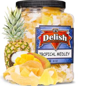 Tropical Mixed Dried Fruit Medley - 40 OZ Jumbo Container Online Cheap Online