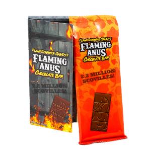 Flamethrower Flaming Anus Chocolate Bar - 52g Limited Edition Cheap Pice