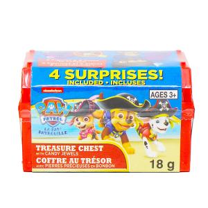 Paw Patrol Treasure Chest with Candy Jewels - 18g Explore Online