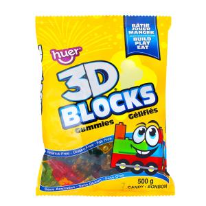 Huer 3D Blocks Gummy Candies - 500 g Discount Cheap Online
