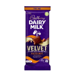Cadbury Dairy Milk Velvet Hazelnut (Australia) - 150g Cheapest For Sale