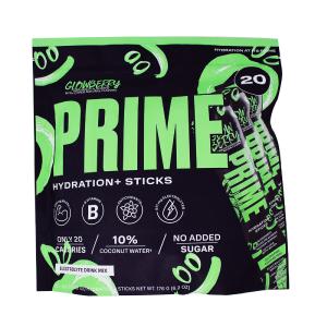 Prime Hydration Powder Sticks Glowberry 20ct - 176g Clearance Outlet
