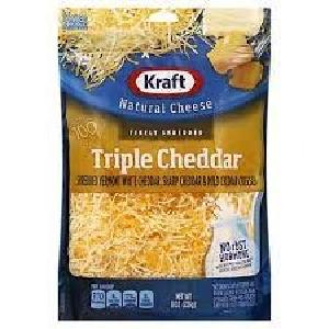 Kraft Triple Cheddar 8oz Low Cost Sale Online