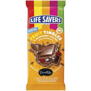 Lifesavers Fruit Tingle Block Chocolate 160g Comfortable