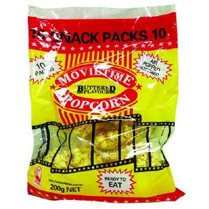 Movietime Popcorn Buttered 200G Free Shipping 100% Guaranteed