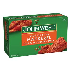 John West Mackerel Fillets in Sriracha Sauce 125g Discount 2025