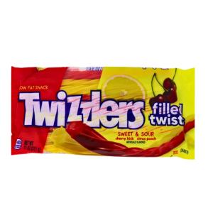 Twizzlers Sweet & Sour Filled Twists Cherry Kick and Citrus Punch - 11oz Latest Collections For Sale