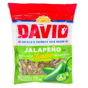 DAVID Jalapeno Jumbo Sunflower Seeds - 5.25 oz Cheapest Pice Cheap Online