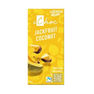 iChoc Organic Jackfruit Coconut Dark Chocolate 80g Very Cheap