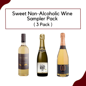Sweet Non-alcoholic Wine Sampler Pack (3-Bottles) Cheap Sale Lowest Pice