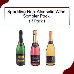 Sparkling Non-alcoholic Wine Sampler Pack (3-Bottles) Clearance Footaction