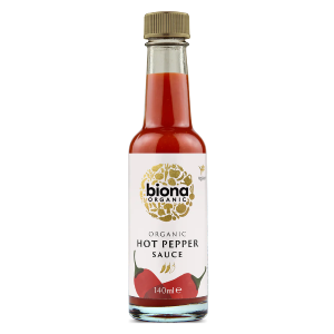 Biona Organic Hot Pepper Sauce 140ml Amazing Pice