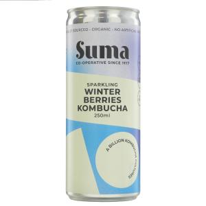 Suma Organic Sparkling Winter Berries Kombucha 250ml Buy Cheap New