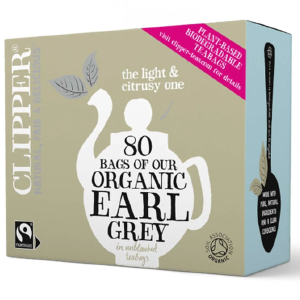 Clipper Organic Earl Grey Tea 80 Unbleached Bags With Paypal